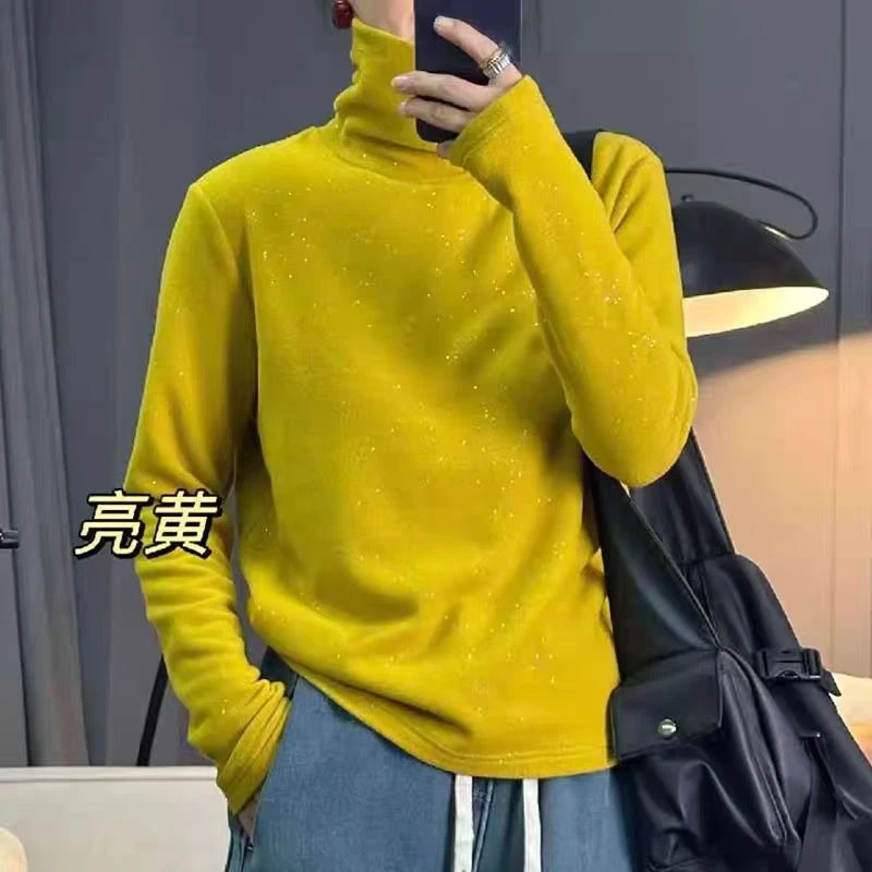 亮片百搭高领打底卫衣绒衫138057