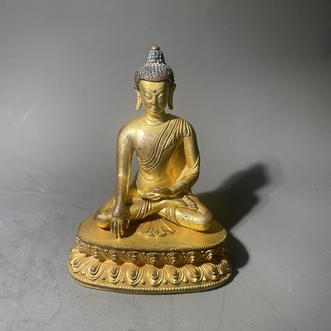 HZ98763铜鎏金佛像/聚宝轩