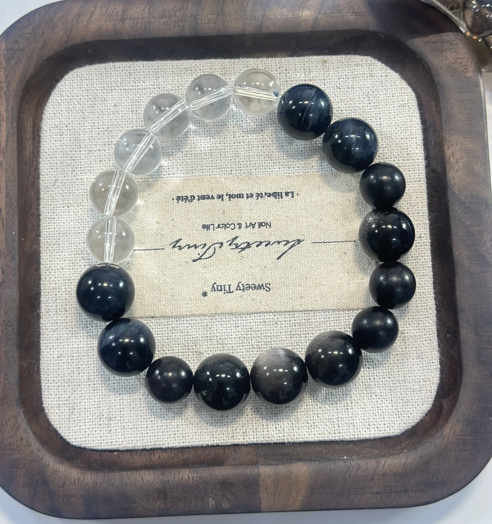 白水晶设计款天然水晶手串