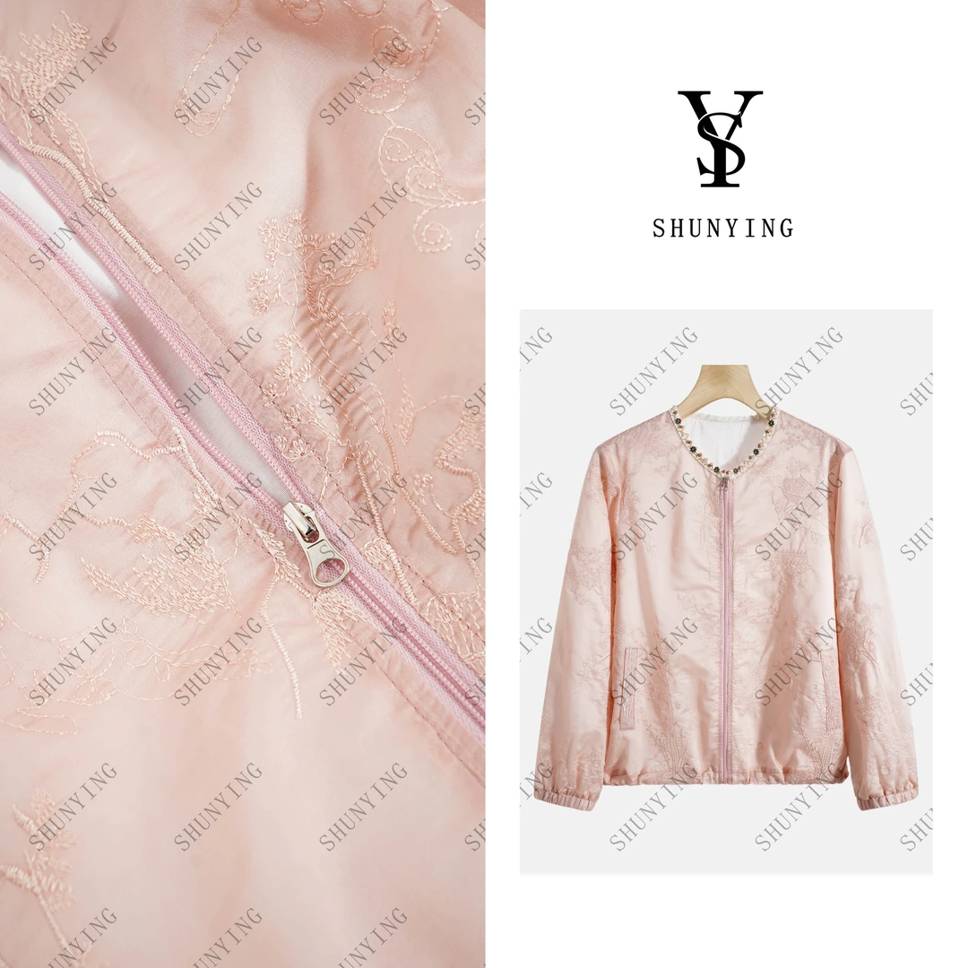 【顺瀛】精致高级感！高级感时尚钉珠刺绣百搭休闲短外套SY72WT050