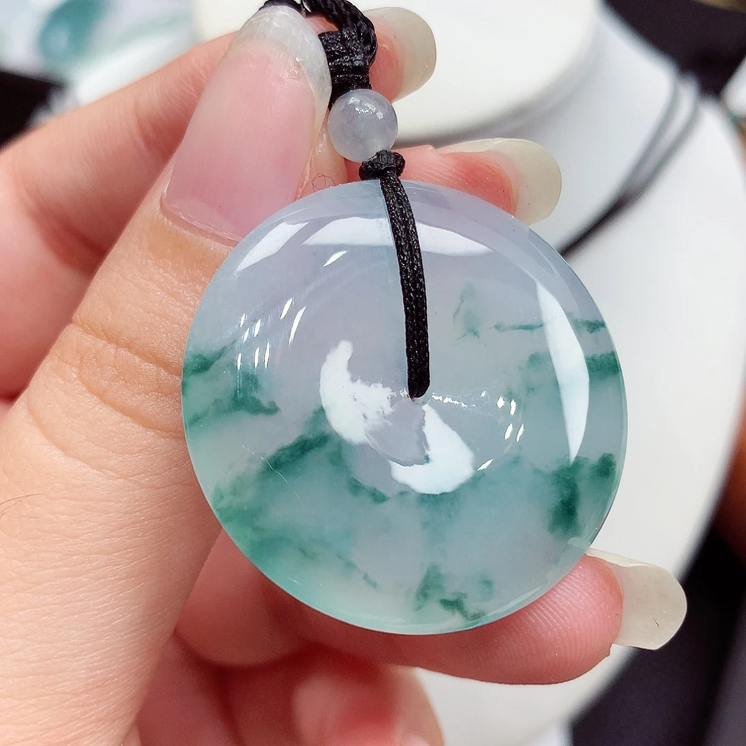 翡翠未镶嵌颈饰翡翠103，32.5/6.1
