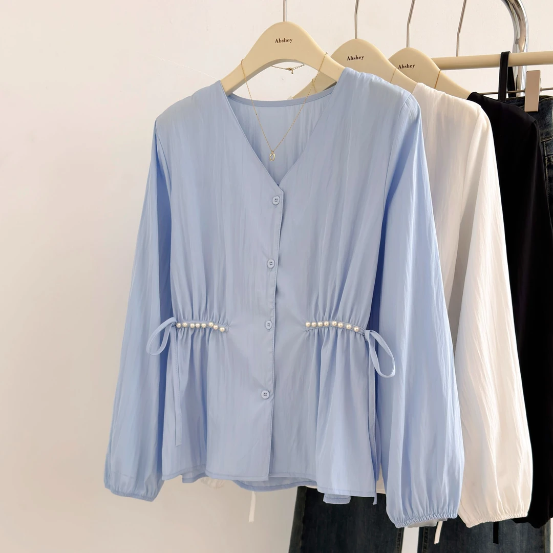 长短袖女款爆款2025年新款上衣女加宽加大女装大码衬衫打底衫