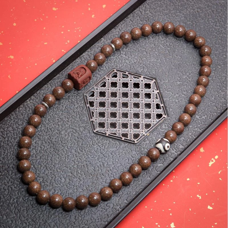 七香十二精8mm双圈合香珠 HX057