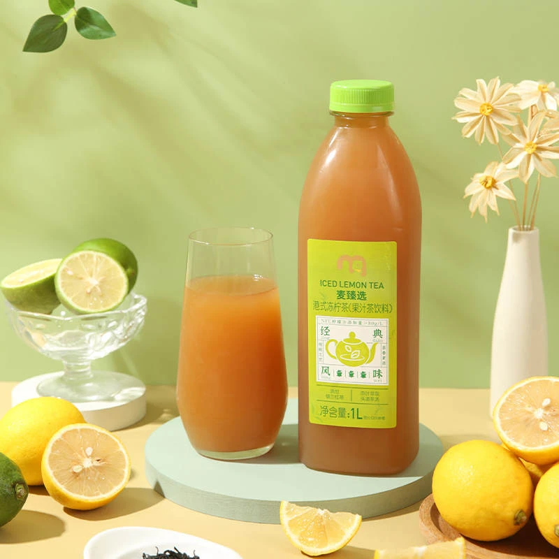 麦臻选 港式冻柠茶（果汁茶饮料）1L*2