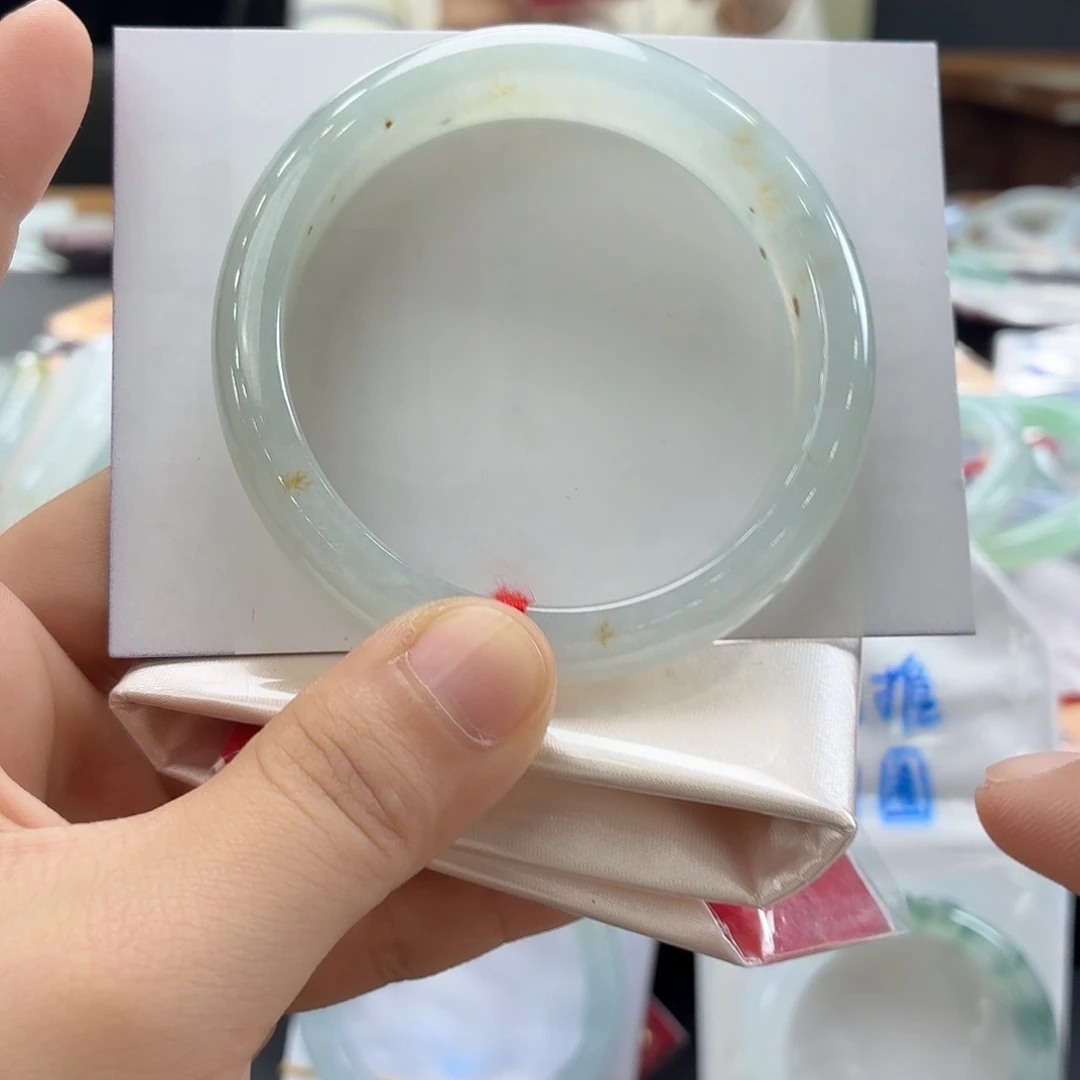 翡翠未镶嵌手镯24号