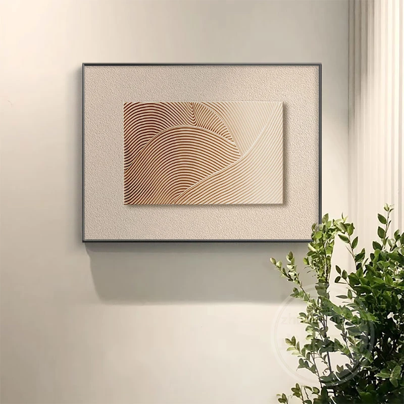 现代简约电表箱盒遮挡装饰画抽象配电箱挂画弱电闸箱壁画开关盖板