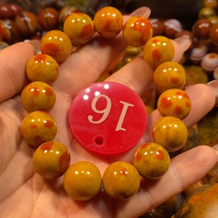 玛瑙/玉髓手链未镶嵌过**帆