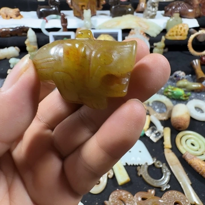 收***乐摆件瓷玉1111111111111