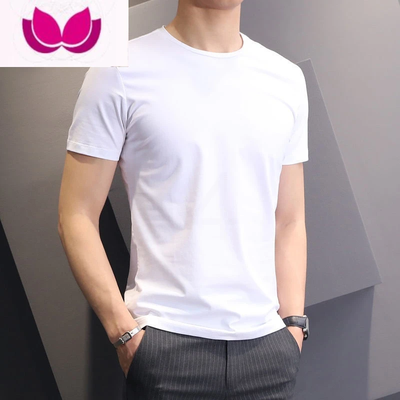 【机哥推荐】夏季休闲蓝色短袖T恤fd002