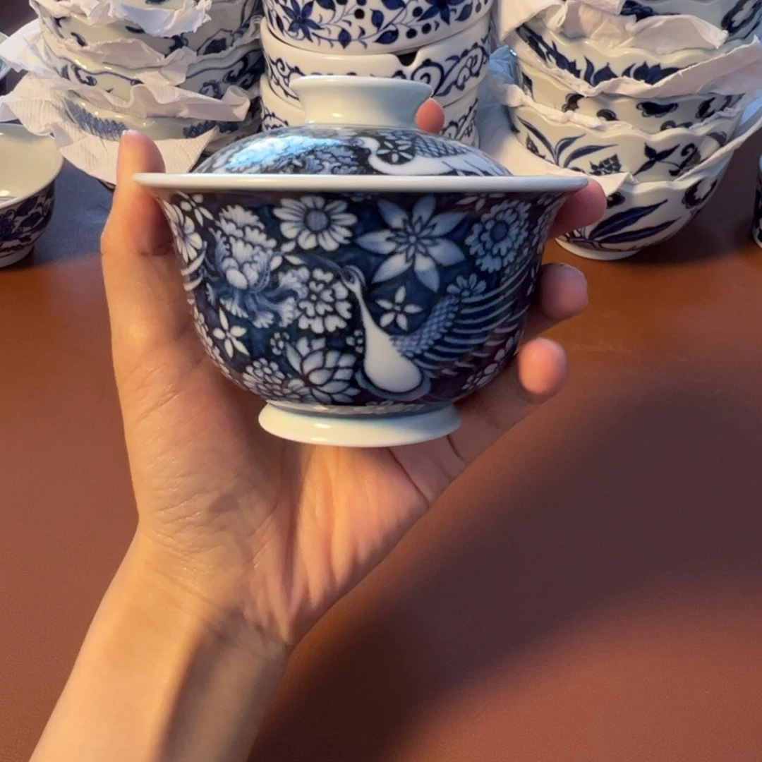 微瑕福利万花盖碗