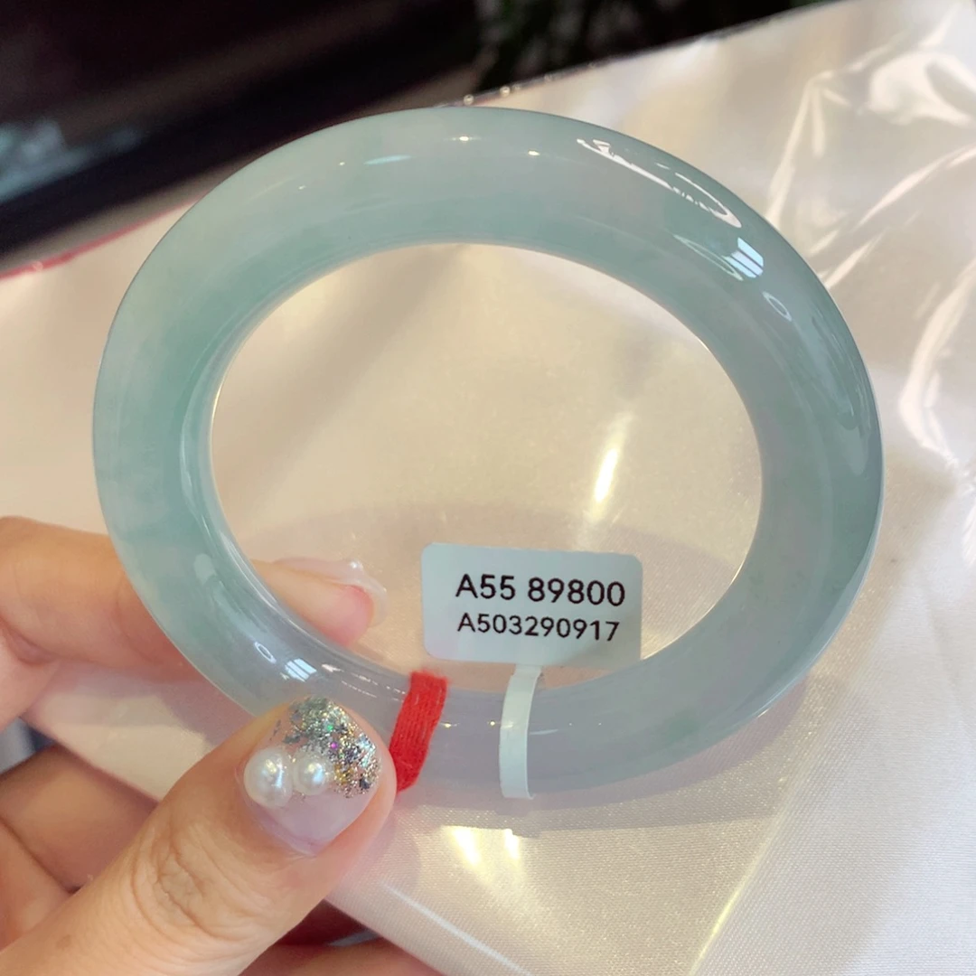 未镶嵌手镯翡翠42号圆条77