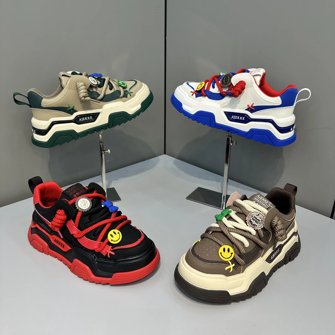 欧洲站潮牌新款男士小众高端日常百搭青春舒适潮流潮鞋（皮鞋尺码）