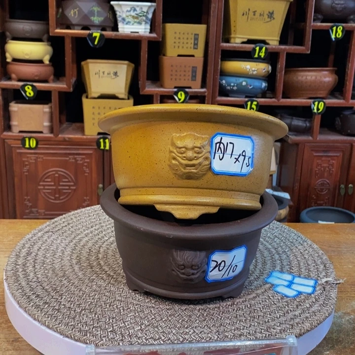 紫砂花盆紫砂花盆
