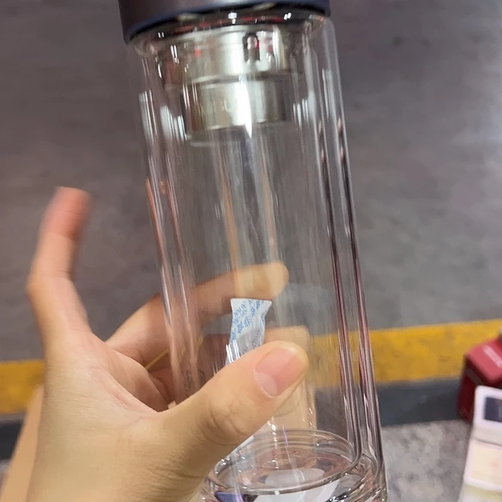 抗菌呗340340340340灰色玻璃杯➕杯套