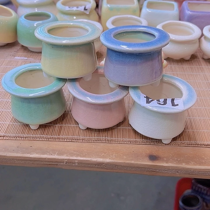 红陶陶瓷花盆当场满12包邮