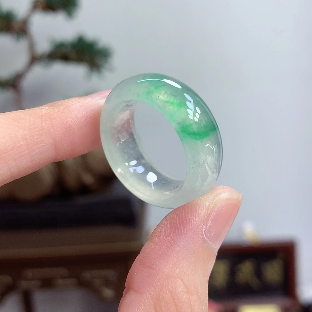 翡翠未镶嵌戒圈21-22号