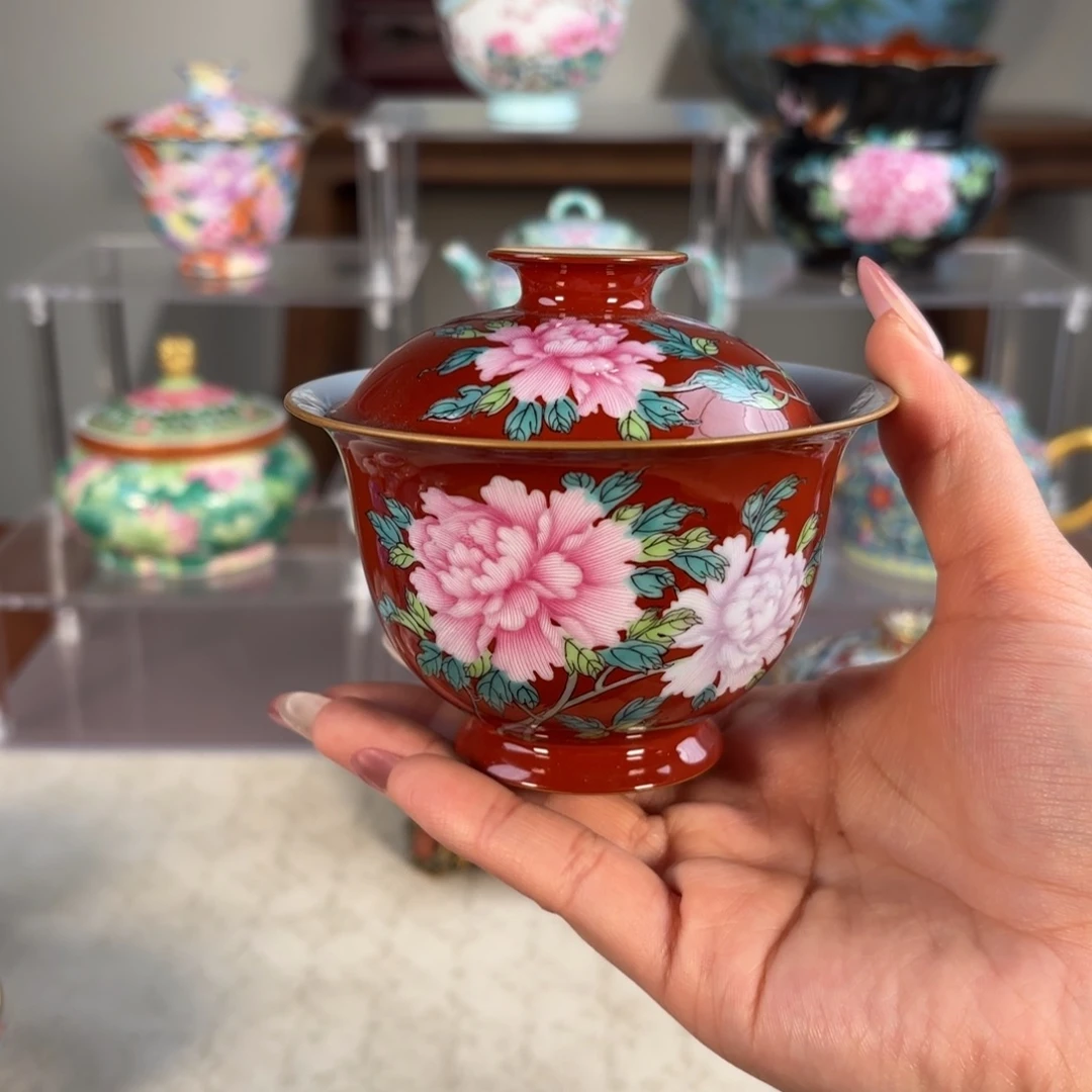 纯手工手绘 高端茶器