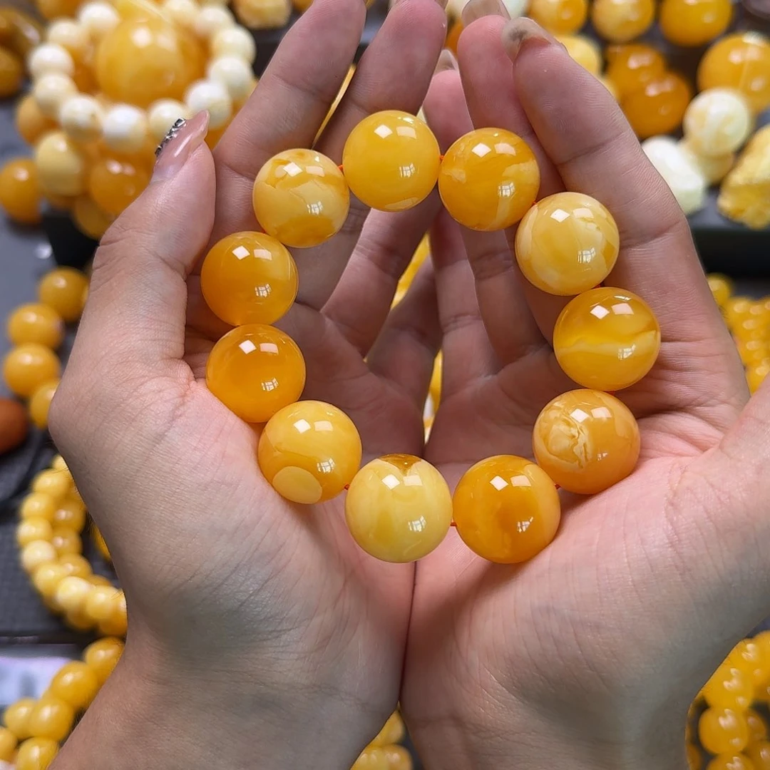 未镶嵌蜜蜡珠宝奇石21mm