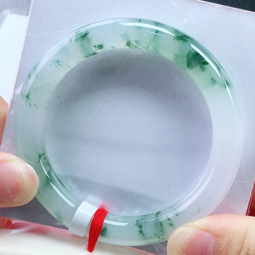 未镶嵌手镯翡翠52圈