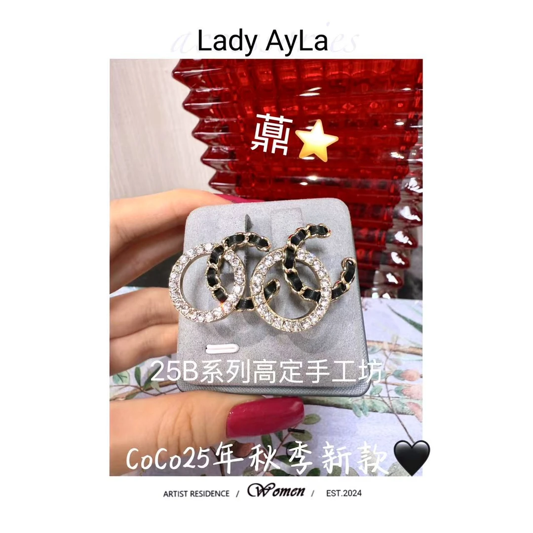 925银合成锆石耳饰 25S C半圆耳钉AL9610
