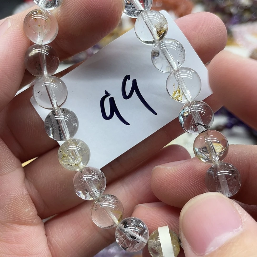 水晶未镶嵌手串天然