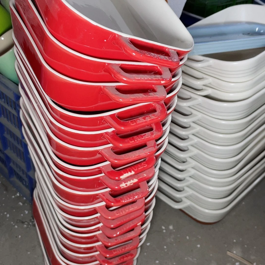 瓷片微瑕陶瓷餐具家用 两个瑕疵明显