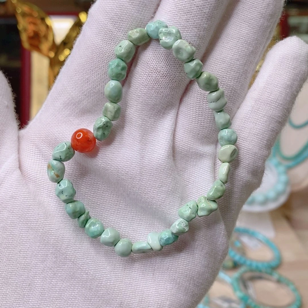 绿松石手串未镶嵌