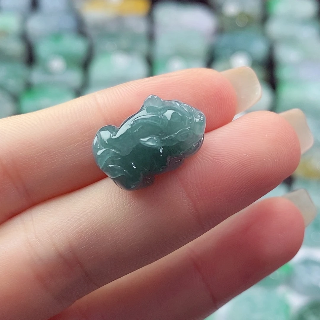 颈饰未镶嵌翡翠@***O天然