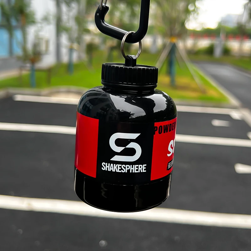 shakesphere60g双开口粉盒蛋白粉运动健身创意便携式户外运动储存