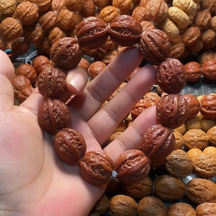 文玩核桃手串粗筋