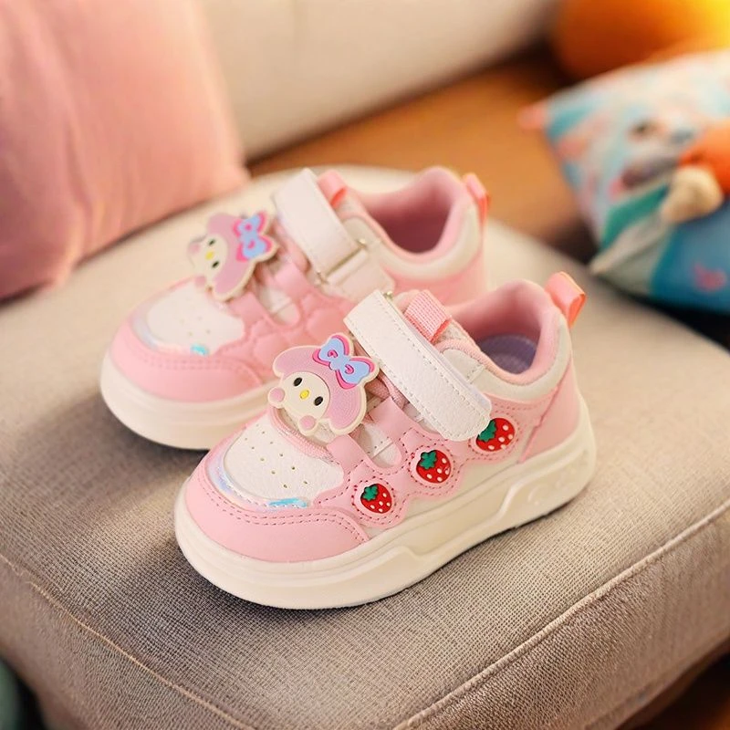 儿童板鞋男女童透气2025春季新款运动鞋男童宝宝鞋子小白鞋学步鞋