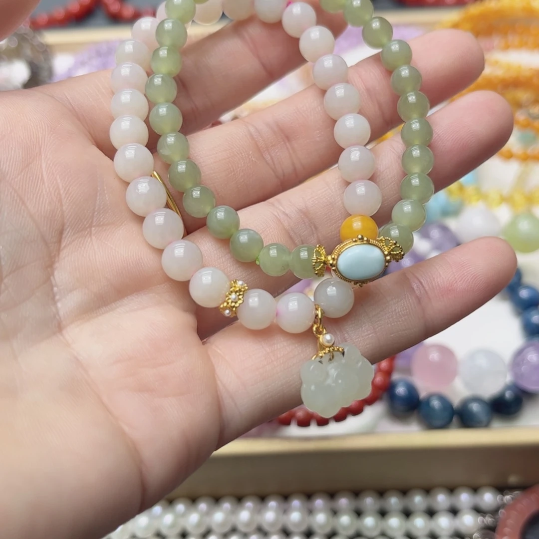 未镶嵌手链水晶打包