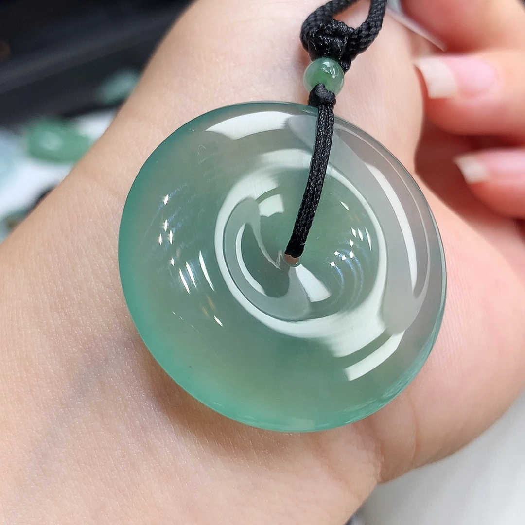 翡翠未镶嵌胸饰翡翠80，34.2/6