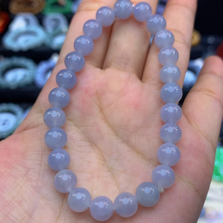 l***文未镶嵌手串翡翠翡翠