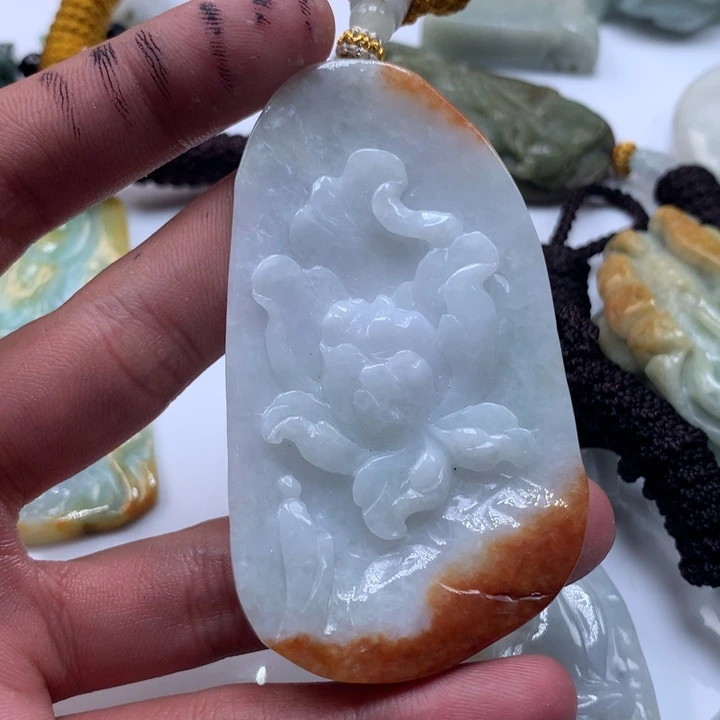 颈饰未镶嵌翡翠保真天然a货翡翠