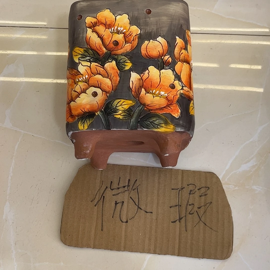 景德镇炫彩手绘口10.5高14