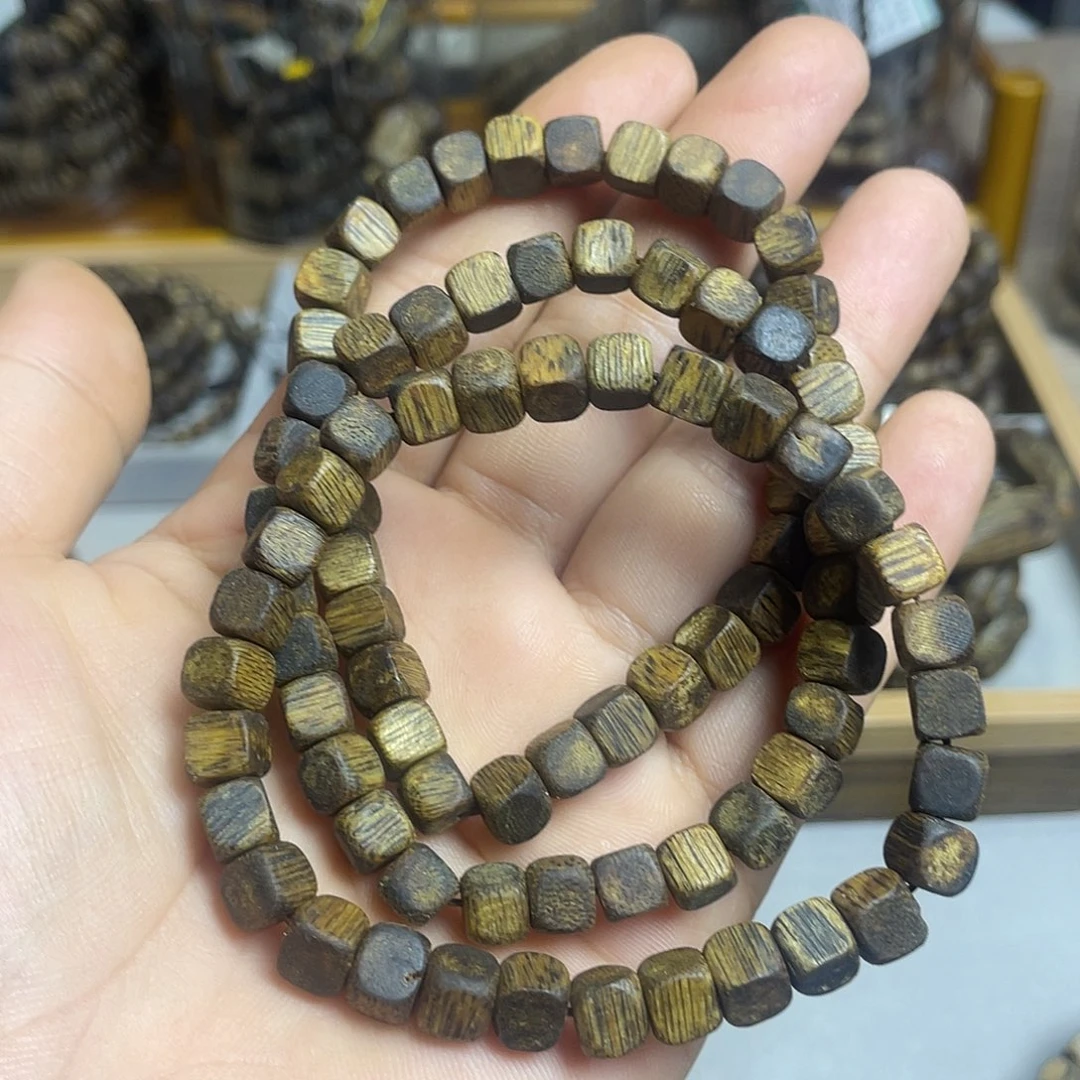 沉香沉香碎屑奇楠沉香老料方糖6