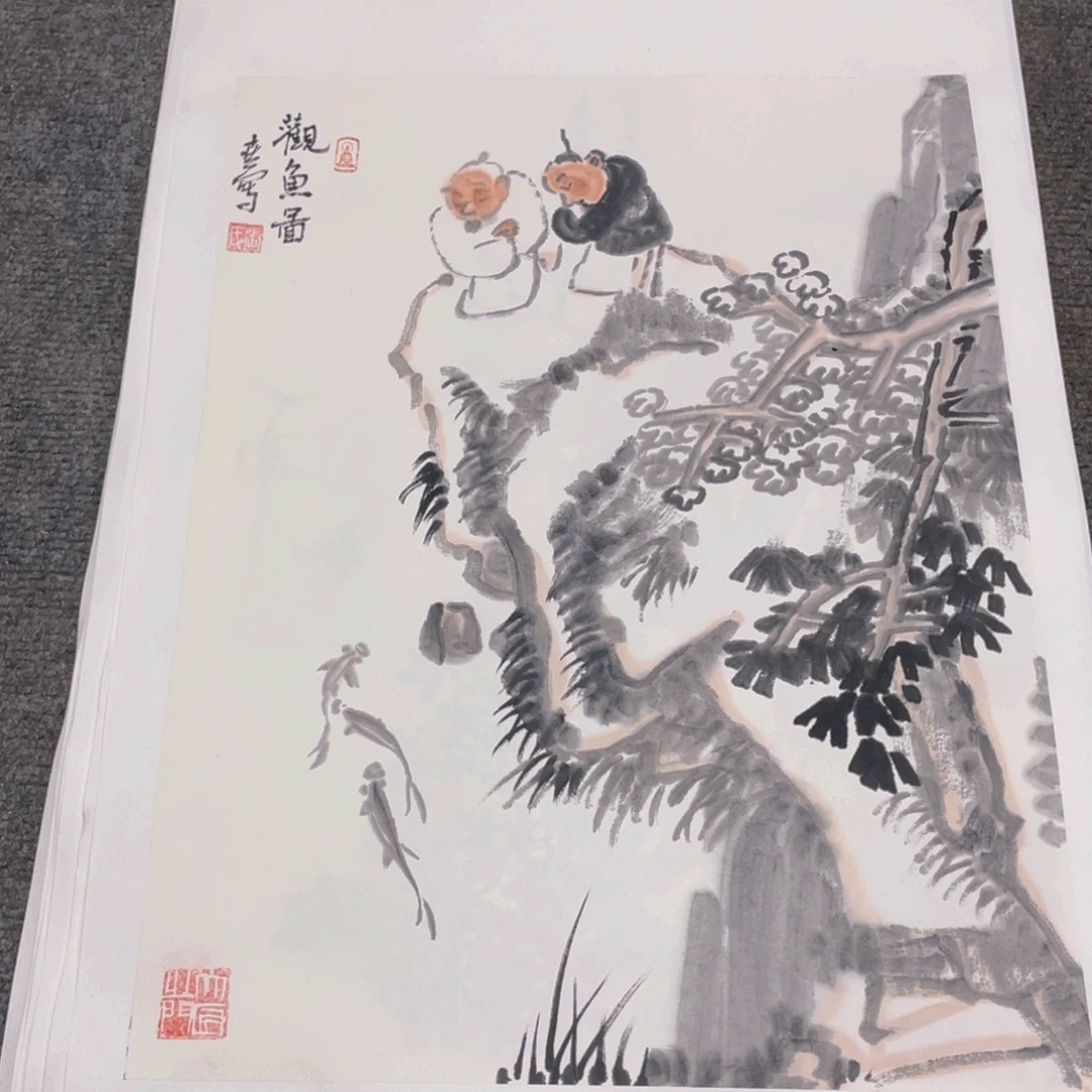 国画1.4平尺纯手绘国画作品