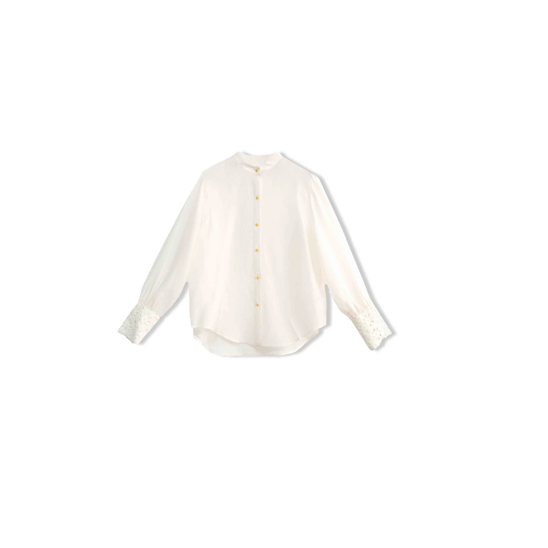 【现货秒发】诗诗严选-新中式国风衬衣气质百搭高级感衬衫上衣88897