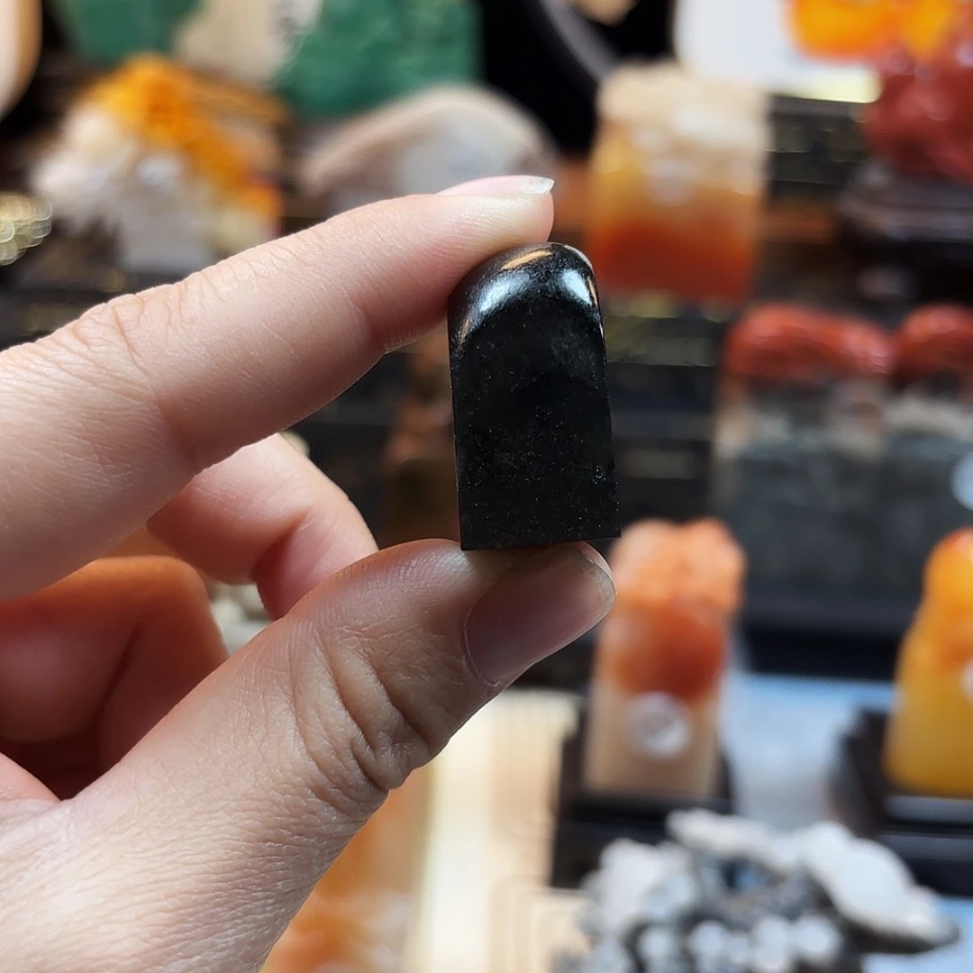 华***华寿山石印石包邮包刻8牛角洞