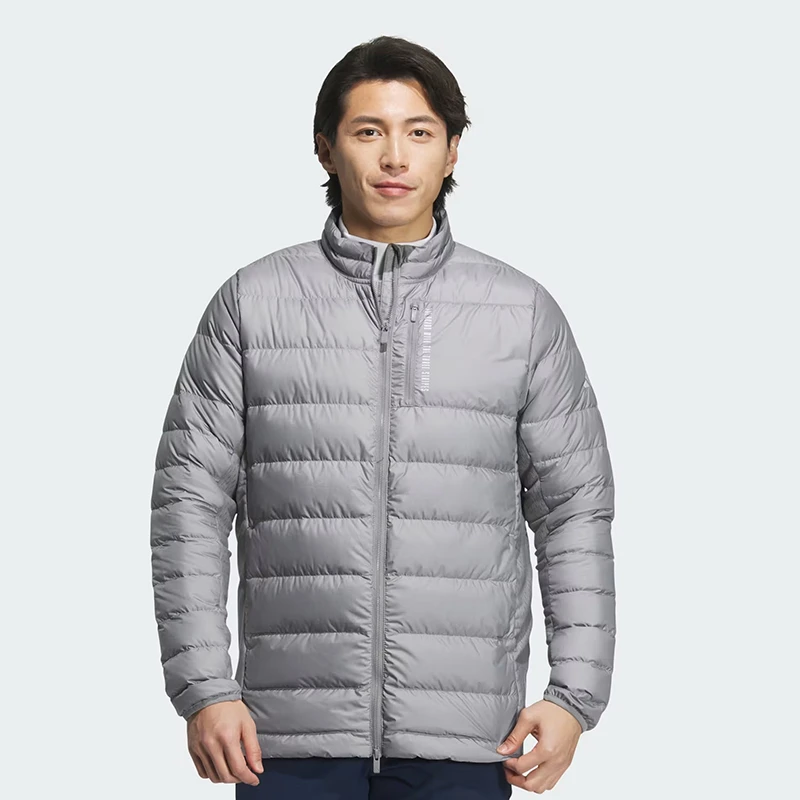 adidas/阿迪达斯高尔夫男士鸭绒服秋冬新款保暖轻便运动羽绒夹克