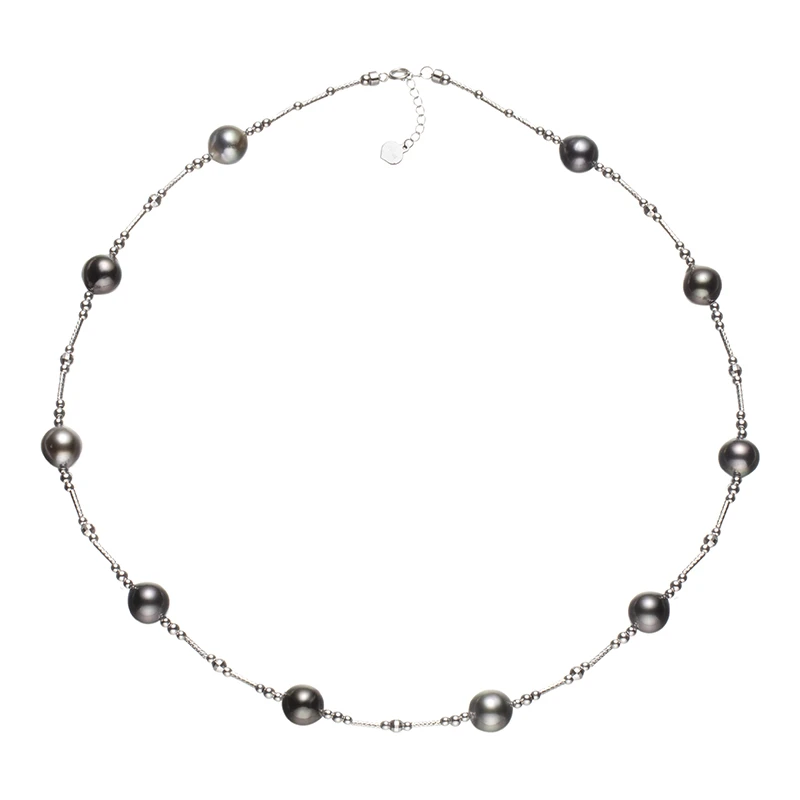 【大D】18K金/大溪地满天星项链/8-9MM