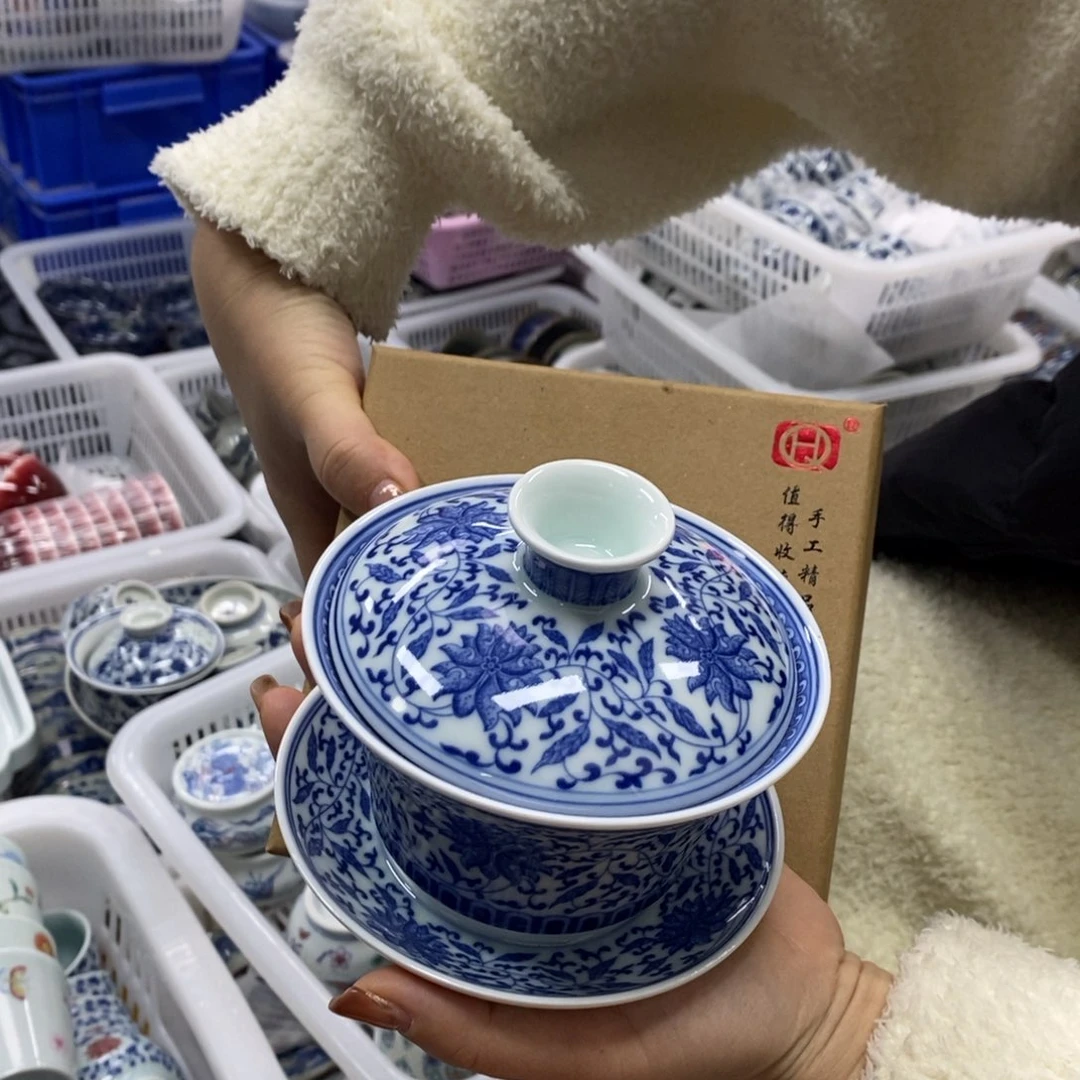 景德镇陶瓷茶具容量300毫升