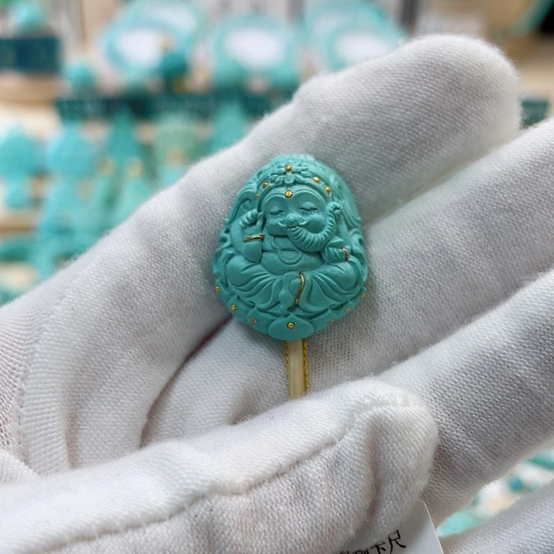 绿松石珠宝奇石未镶嵌