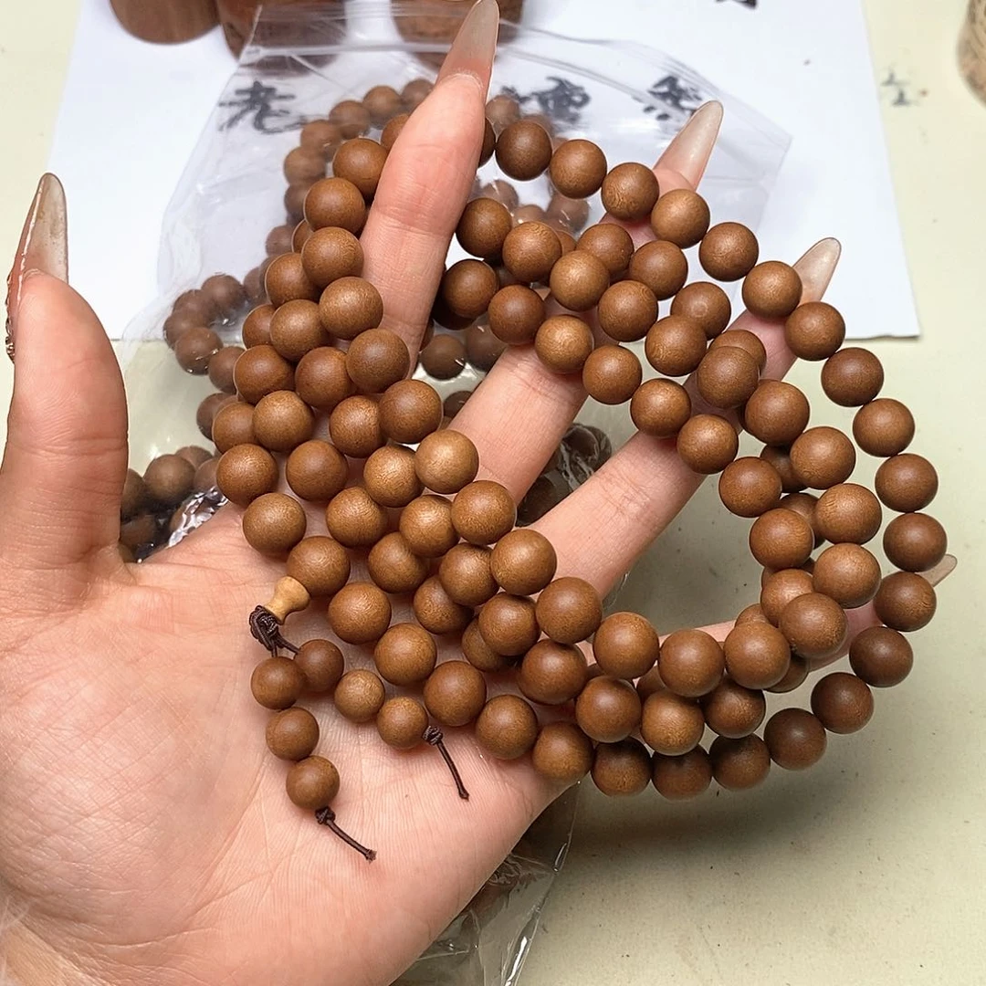 檀香木手串/手链1.0*108黑