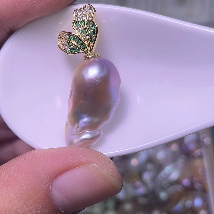 颈饰合金淡水珍珠02
