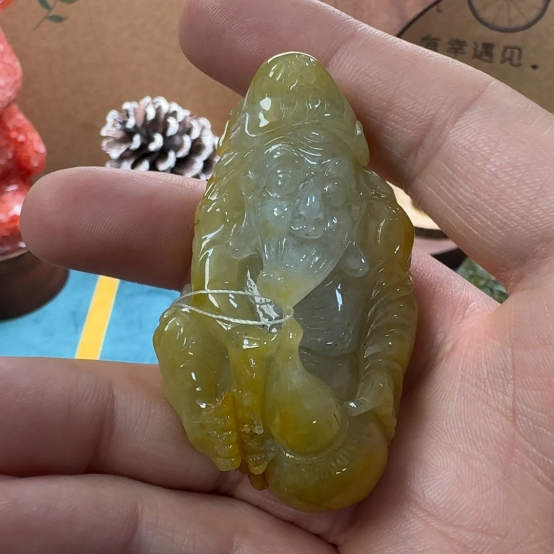 翡翠未镶嵌把件翡翠手把件
