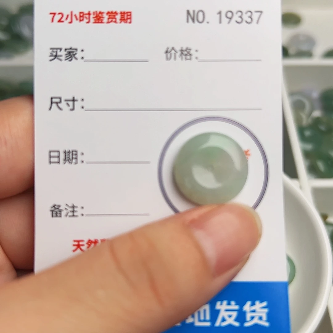 铖***寂颈饰未镶嵌翡翠平安扣9337