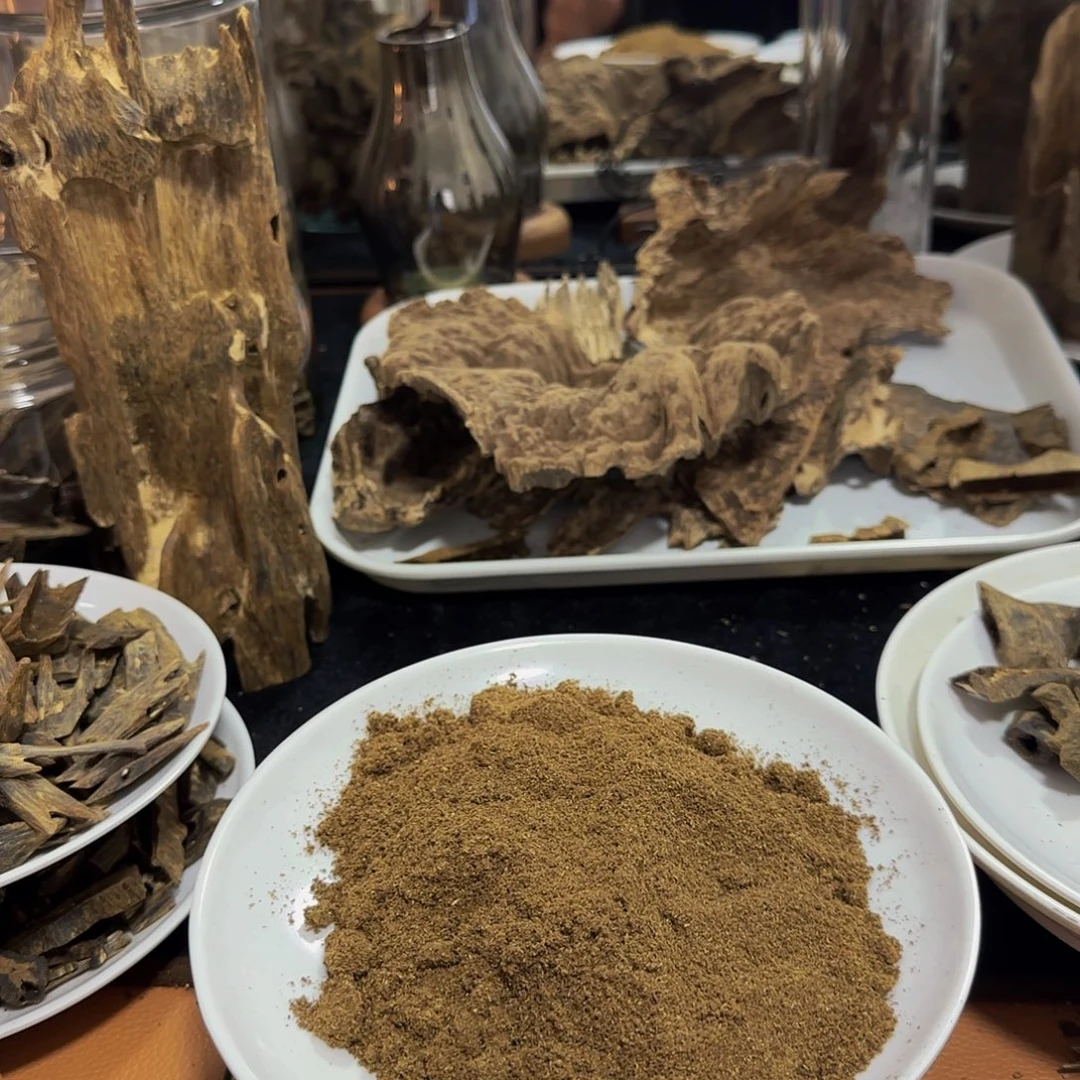 沉香碎屑沉香精品留疤粉30克