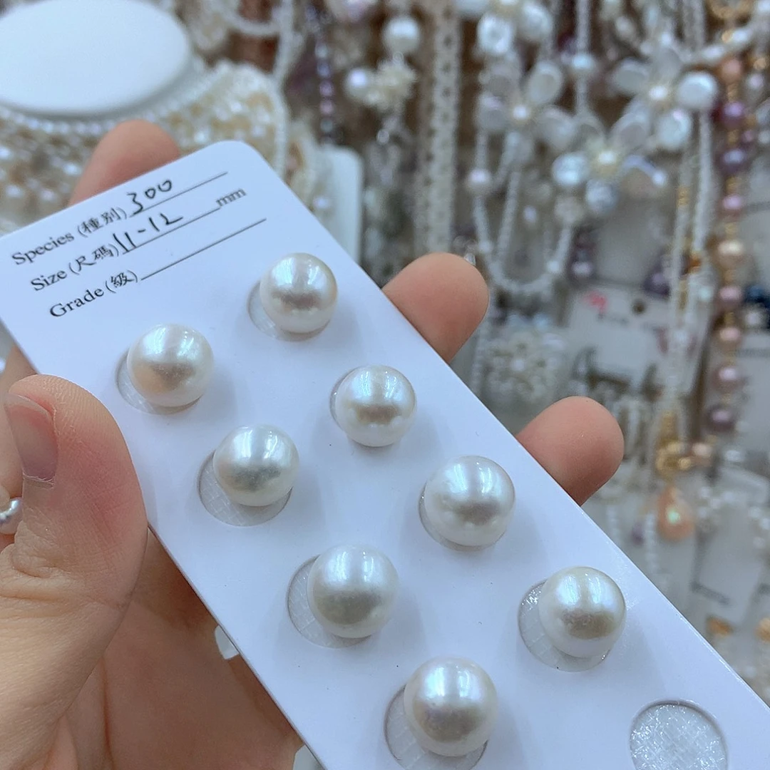 项链耳饰银S925镶嵌淡水珍珠